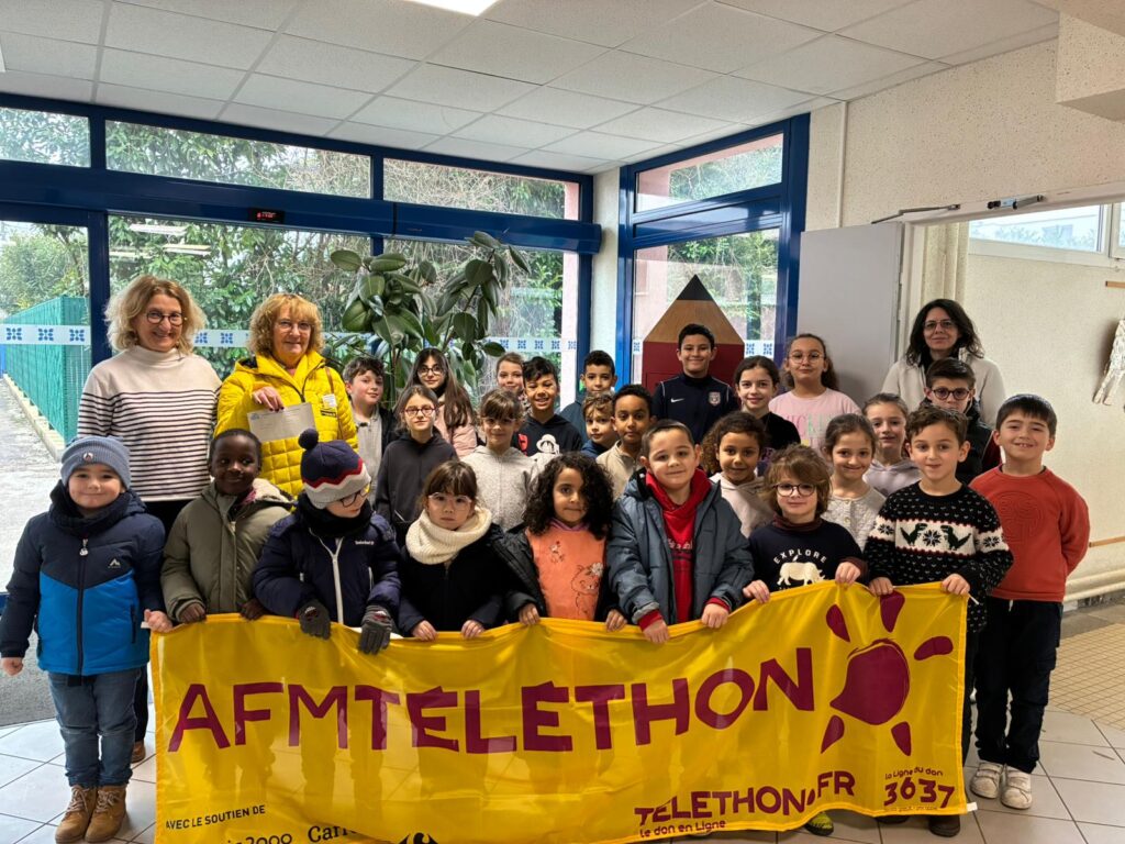 Remise de chèque pour le Téléthon 2026